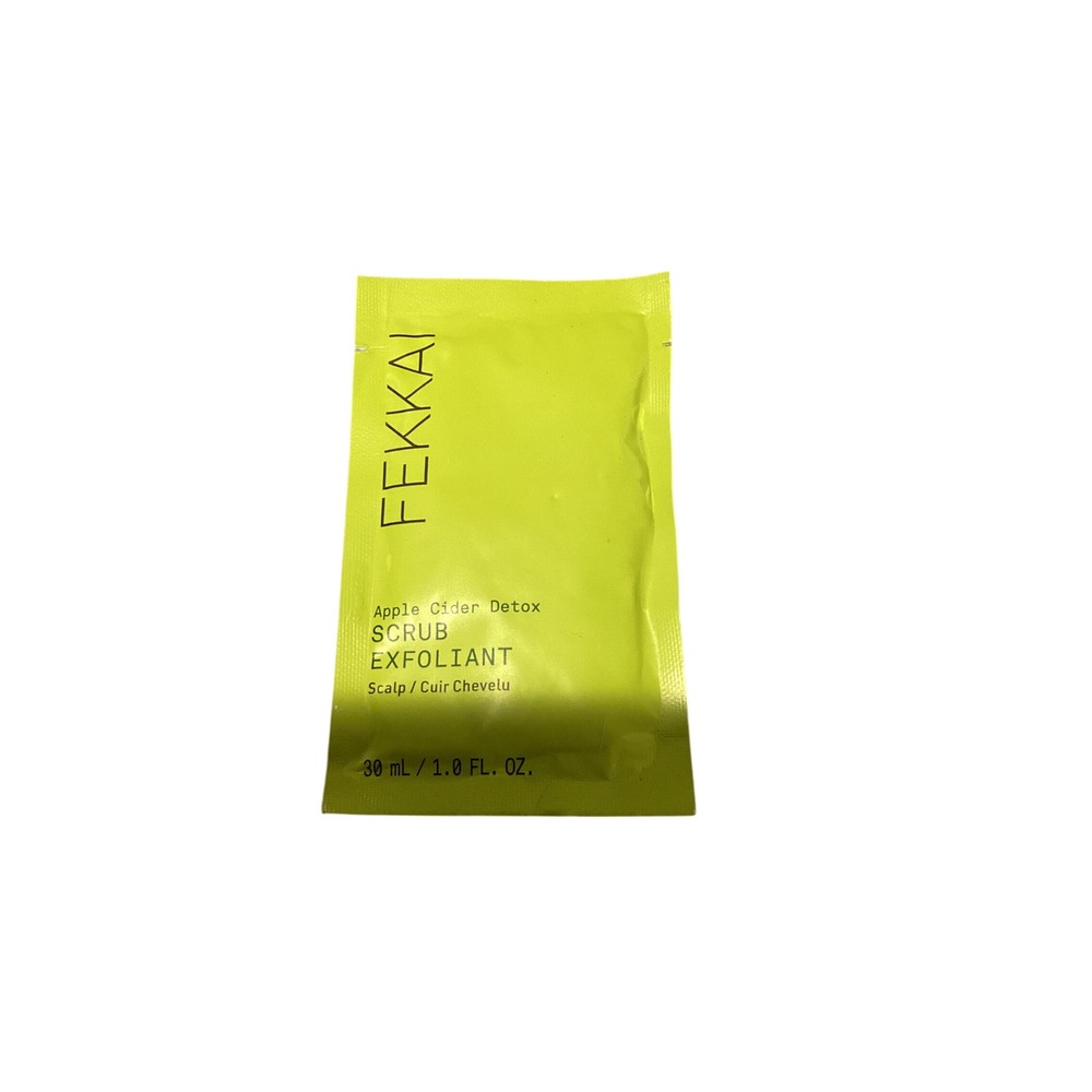Fekkai Apple Cider Detox Scalp Scrub Exfoliant 30mL 1.0 fl oz Travel Packet